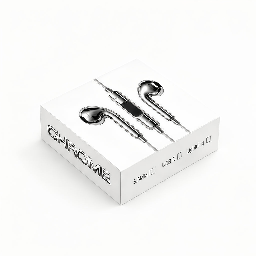Écouteurs filaires CHROME™